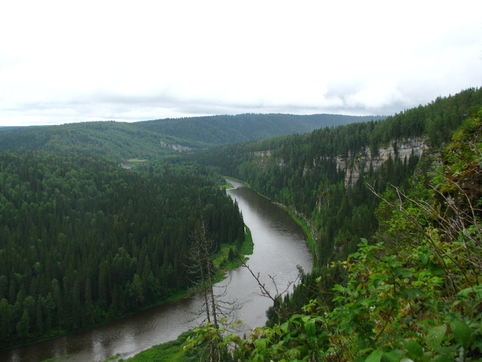 perm krai，r，usva，osvenskii posts，河流，天空，自然，景观