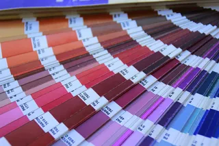 颜色，Pantone，Nuance，色板，多色，色板，蓝色，调色板