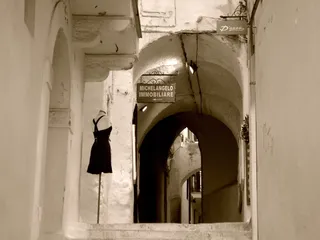 意大利、卡普里、街道、时尚、旅游、斯佩龙加、拱门、建筑