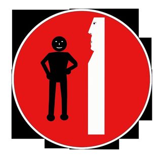 棍子，无花果，人物，物体，标志，道路，交通，规则