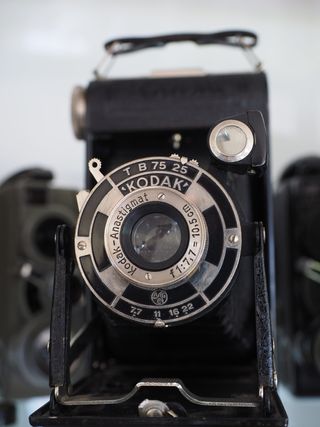 相机, 老, 柯达, 镜头, 摄影, 怀旧之情, 照片相机, 专注于前景
