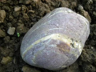 石头，泥土，花园，地面，灰色，基础土，室外，岩石-物体