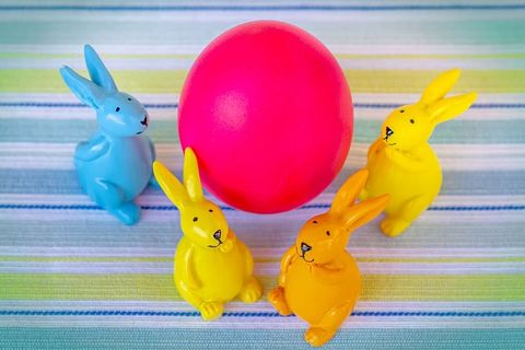 复活节，复活节兔子，复活节彩蛋，彩蛋，兔子，春天，可爱，耳朵