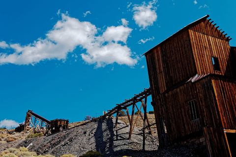 离开，我的，鬼城，柏林，内华达州，美国，美国，旅行