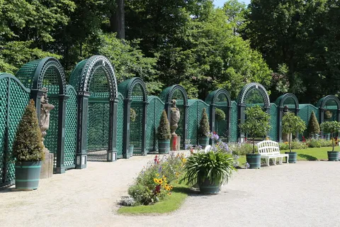 花园, 植物, 公园, 城堡, 城堡公园, 应用, 池塘, 冬宫拜罗伊特