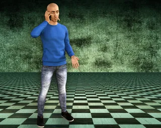 男人，手机，鼻子，长，谎言，谎言，背景，全长