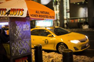 出租车，黄色出租车，出租车，纽约，交通，街道，城市，纽约市