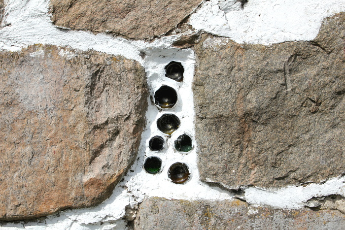 墙, gråsten, 瓶子, ljusglugg, 关节, 没有人, 一天, 固体