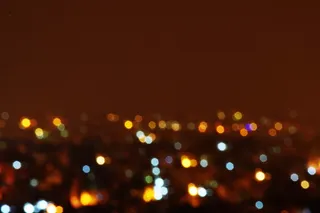 印度，班加罗尔，印度有限公司，照明，夜间，散焦，发光，抽象