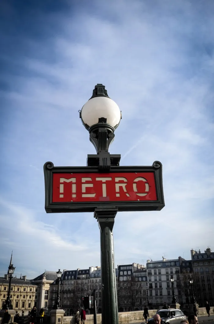 地铁, 巴黎, 法国, 地铁站, 天空, 建筑结构, 体系结构, 云-天空