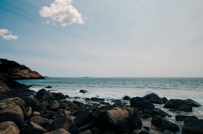 海滩，美丽，黎明，岛屿，风景，自然，海洋，户外