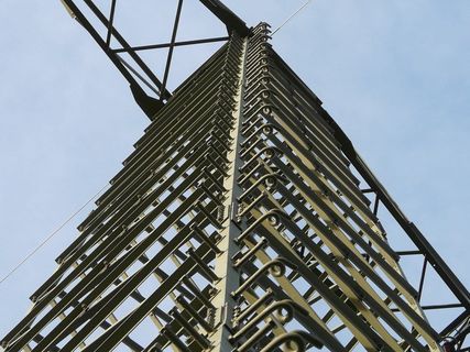 铁塔、电流、电、铁、塔、建筑、金属、螺钉