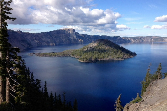 火山口湖、湖泊、岛屿、自然、景观、风景、户外、风景区