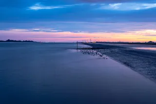 德国、摩尔兰、甘德索姆、纳希特、纳希塔夫纳姆、朗泽特·贝利赫通、长曝光、河流