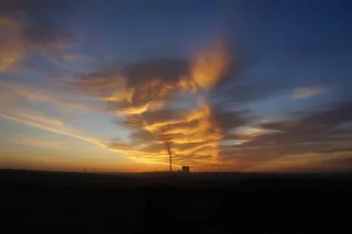 早晨，黎明，风景，云，湖，天空，日落，云天