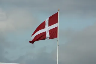 Dannebrog，Clouds，丹麦，天空，九月，国旗，旗杆，爱国主义