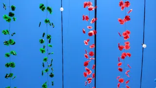 葡萄牙，桑塔纳，派对，马德拉，蓝色，无人，自然，红色