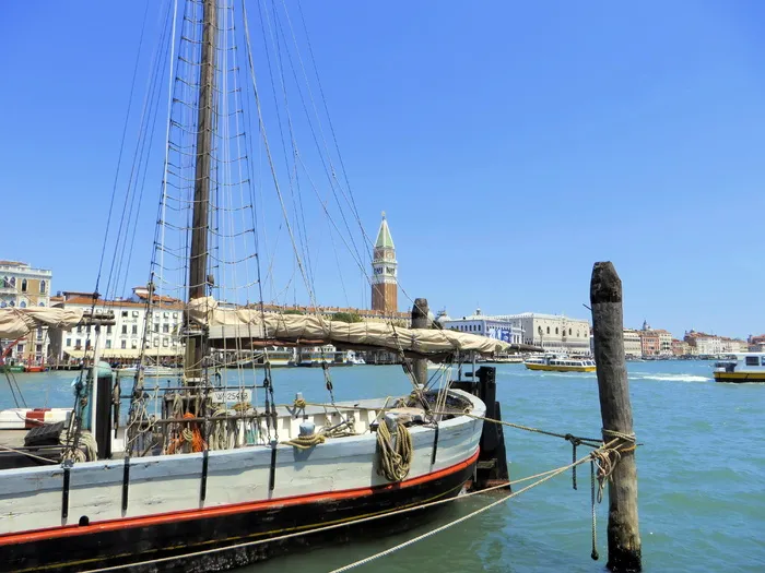 意大利、威尼斯、圣马可、船舶、海峡、宫殿、建筑、航海船