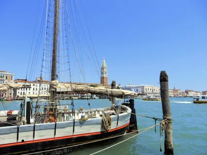 意大利、威尼斯、圣马可、船舶、海峡、宫殿、建筑、航海船