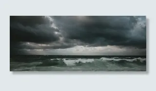 风暴，水，风暴云，雷雨，云-天空，海洋，环境，自然之美