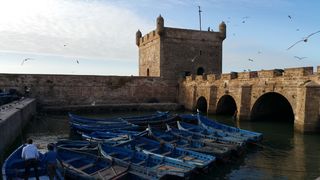 essaouira、渔业、港口、港口、城堡、建筑、建筑结构、水