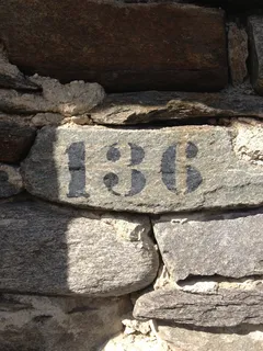 墙，房子，房子编号，编号，墙，136，没有人，历史，建筑结构