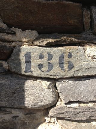 墙，房子，房子编号，编号，墙，136，没有人，历史，建筑结构