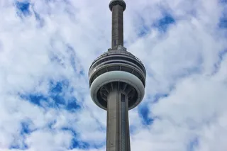加拿大，多伦多，塔，天空，天空，云，云，加拿大