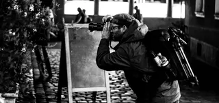 人，成人，人，二，一，黑白摄影，夜晚，肖像