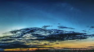 云，日落，天色，夜空，晚霞，黄昏，心情