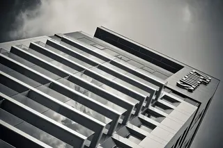 建筑，摩天大楼，玻璃幕墙，现代，立面，建筑，杜塞尔多夫，城市