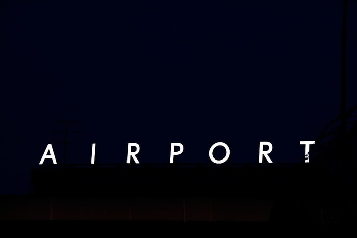机场、标志、飞行、通道、建筑、航站楼、交通、抵达