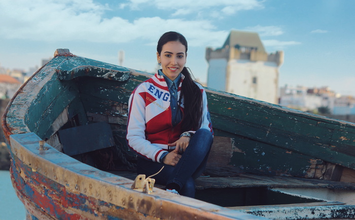 摩洛哥, asilah, 妇女, 模型, 时尚, 天空, 云, 自然