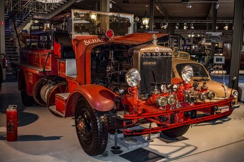 消防车、消防车、车辆、火灾、紧急情况、红色、救援、运输