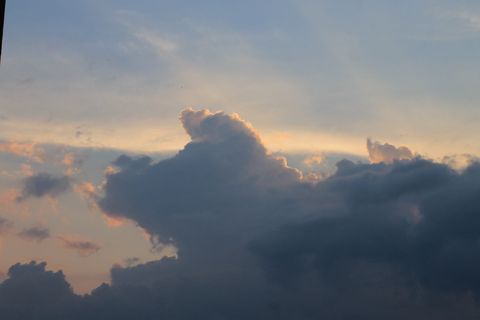 云，天空，风景，日落，夏天，云天，自然之美，风景-自然