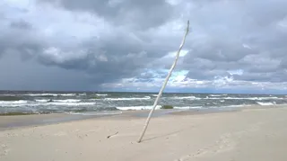 海，波罗的海，海滩，海岸，波浪，风，空虚，波兰