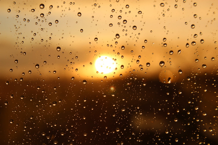 雨、太阳、窗、光、日落、天气、玻璃、云