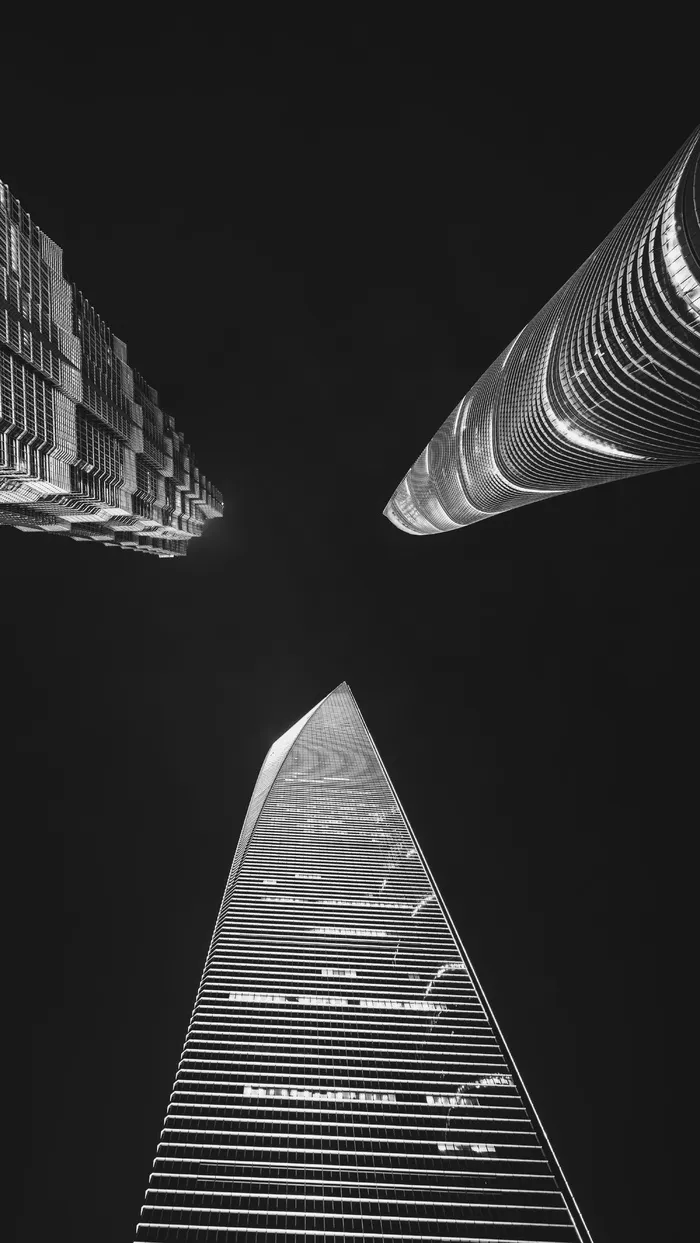 建筑，bw，建筑，建筑结构，建筑外部，无人，低角度视图，照明