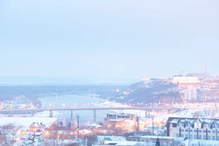 建筑学, 城市, belaya, 河流, 城市景观, 外部, 场景, 天空