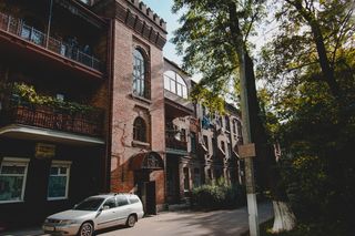 乌克兰，敖德萨，房屋，庭院，白天，广角，建筑，建筑结构