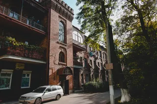 乌克兰，敖德萨，房屋，庭院，白天，广角，建筑，建筑结构