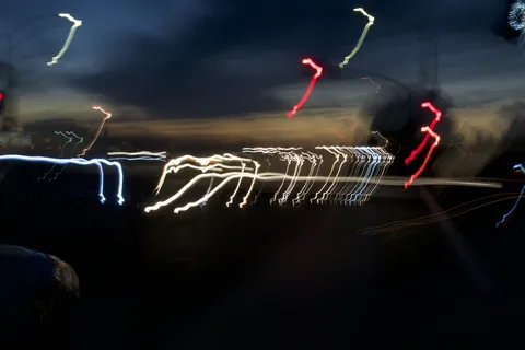 美国, 霍桑, 照明, 夜, 长时间曝光, 议案, 运动模糊, 光迹 美国, 霍桑, 照明, 夜, 长时间曝光, 议案, 运动模糊, 光迹