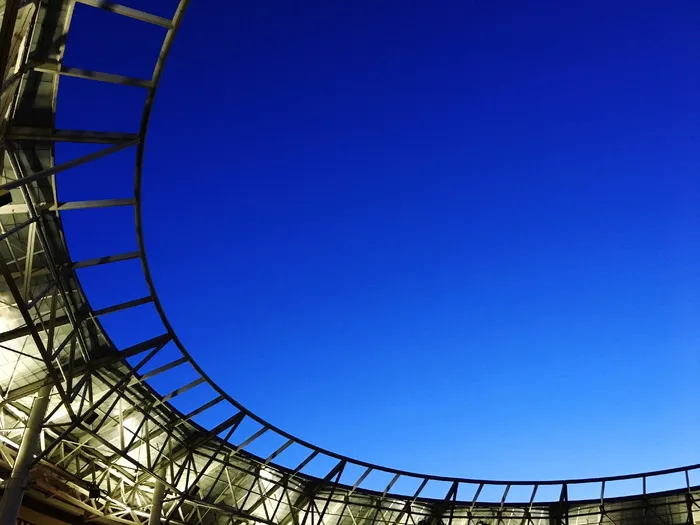 美国，雷德蒙，市中心，结构，工业，帆布，天空，晴空