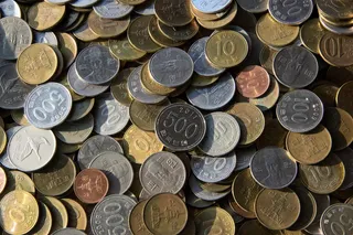 唐，硬币，现金，货币，韩国货币，货币，金融，大量物品