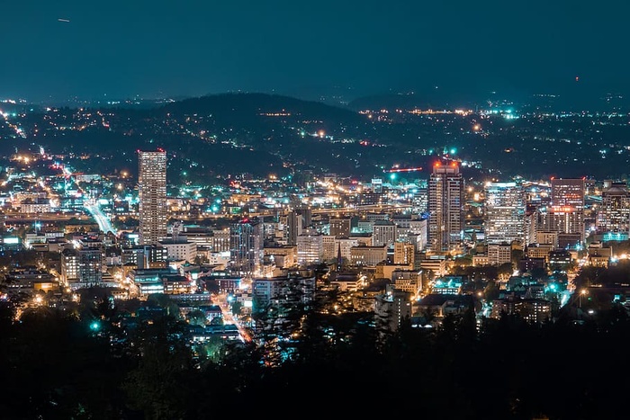 波特兰市夜景