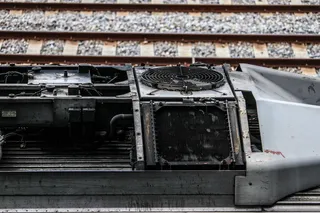 工业，火车，发动机，轨道，铁路运输，轨道，无人，铁路轨道