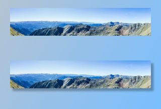 风景，山脉，山脉，自然，全景，天空，风景-自然，蓝色