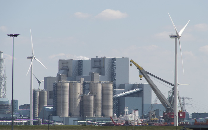工业、化学、delfzijl、风车、建筑、运输、燃料和发电、商业