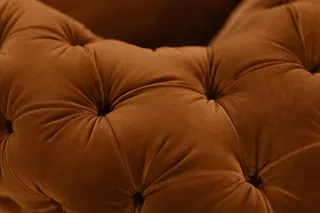 橙色天鹅绒沙发