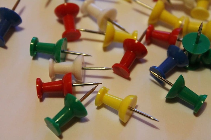 大头钉，墙针，办公室，针，尖头，皮克森，组织针，针